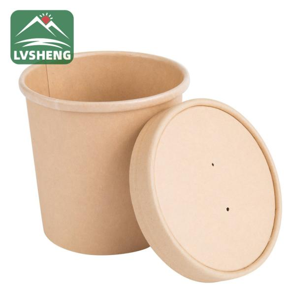 Recyclable fibre-based material para sa foodervice paper bowls at papel lids