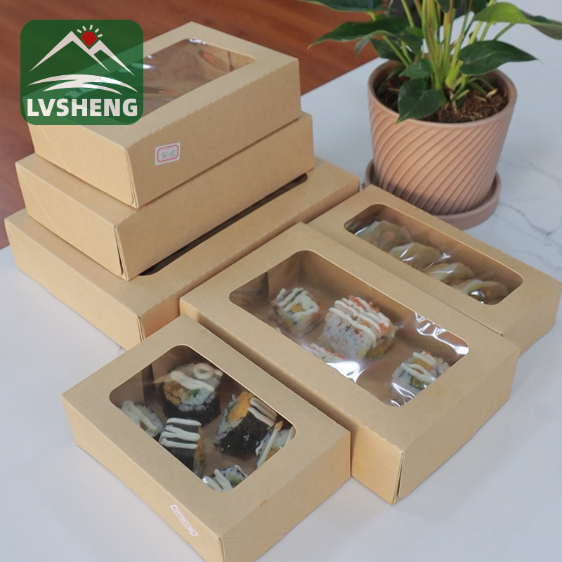 Mga Bagong Produkto mula sa Xiamen Lvsheng Factory -Sushi Togo Box na may Malinaw na Window