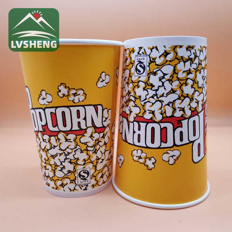 Biodegradable popcorn paper bucket