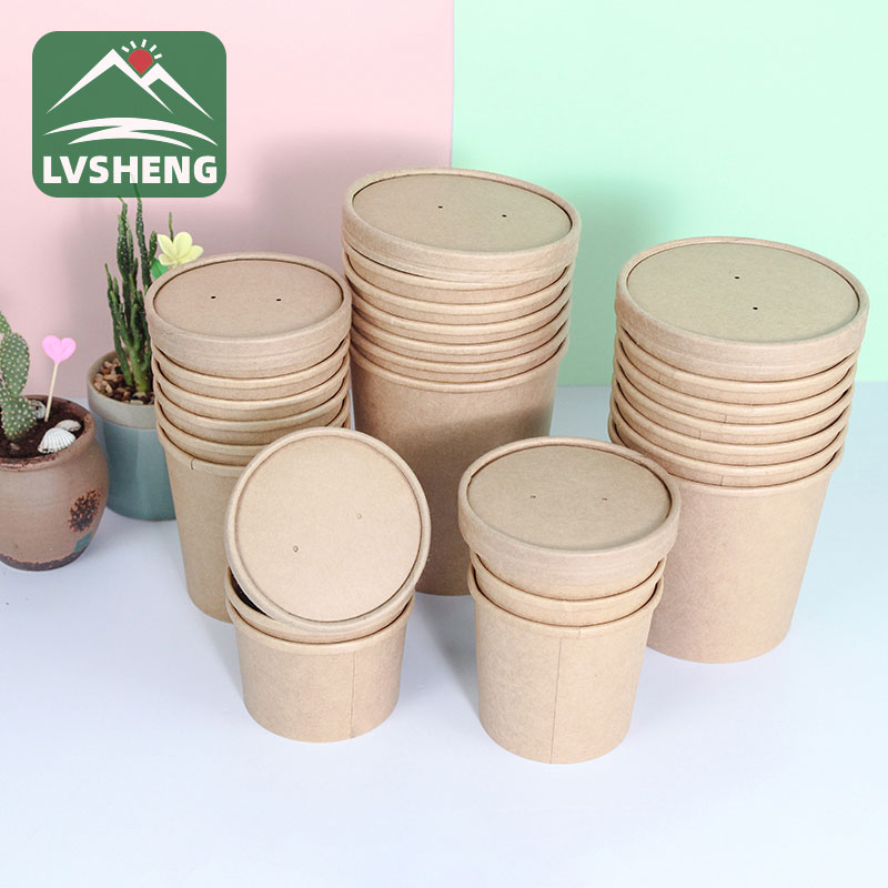 Dobleng Pe Kraft Paper Bowl