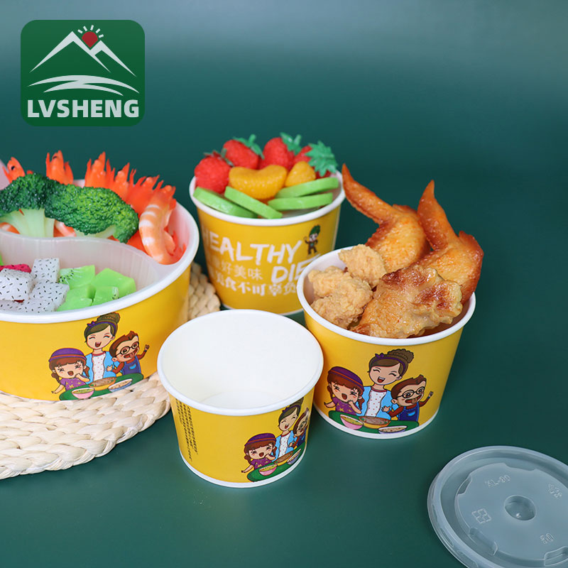 Logo ng Pag -customize ng Bowl ng Papel