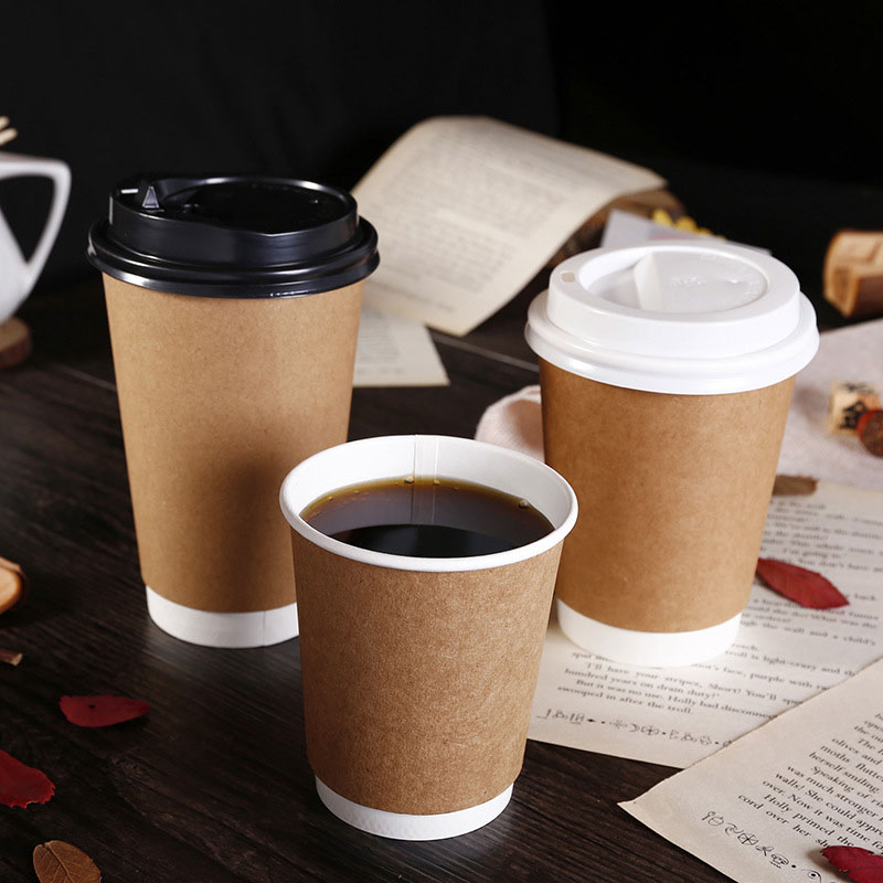 Papel Kraft Cup para sa mainit at malamig na pag -inom
